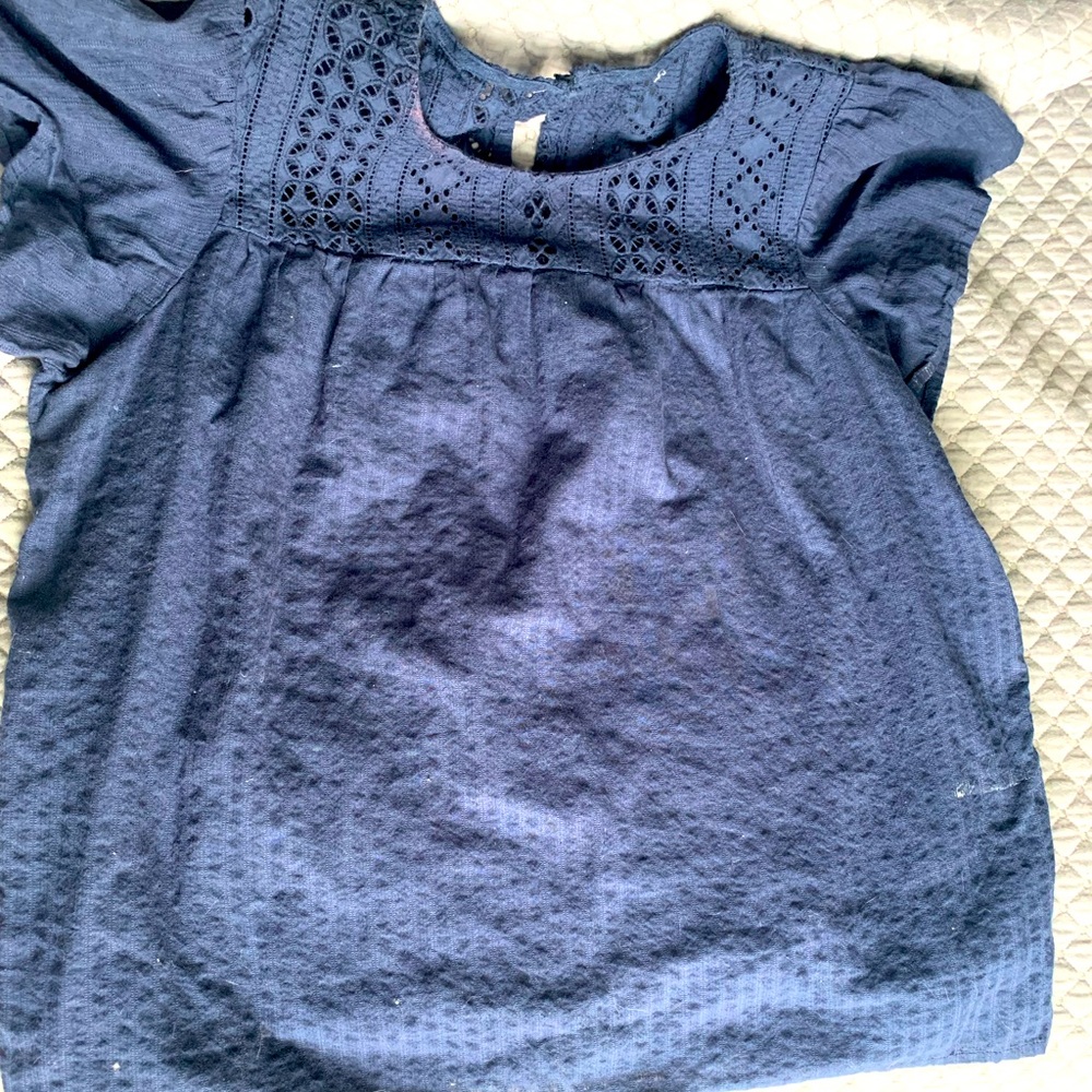 Navy Blouse